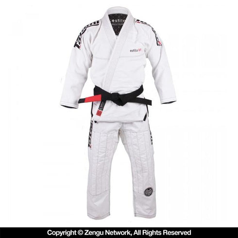 Tatami Estilo 6.0 Jiu Jitsu Gi - White/Black-3